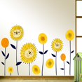 thumbnail image 2 of Etiqueta engomada de la pared de flores creativas, película adhesiva decorativa, pared, 2 of 5