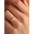 thumbnail image 3 of Jewelerix Round Cut Ring 14K Yellow Gold Moissanite Diamond Engagement Ring 1.50 CT Anniversary Gift for Women, 3 of 4