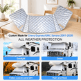 Windshield Covers For Rvs Custom Fit RV Windshield Cover for 2001-2026 Chevy Express/GMC Savana ...