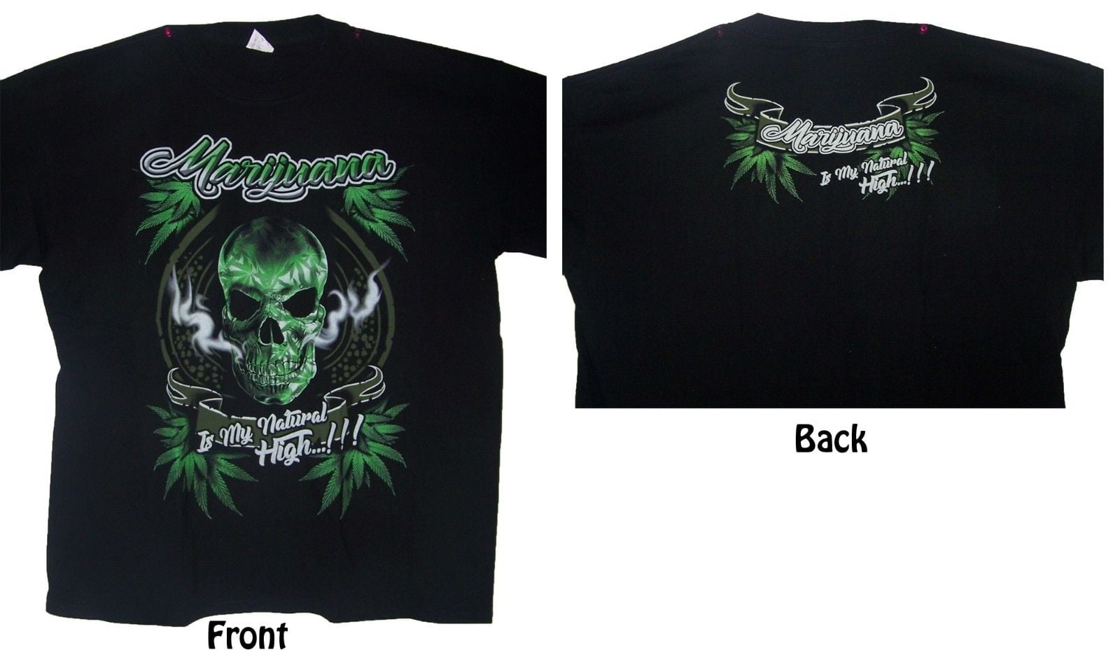 Banian Trading Its my Natural High Marijuana Weed Cannabis TShirts Men's Size XLarge