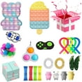 thumbnail image 1 of Paquets de Fidgets, 40 Pcs Fossettes Simples Popper Fidget S, Fidget contre l'Anxiété pour Enfants Adultes, 1 of 7