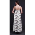 thumbnail image 2 of Bimba Robe Longue Maxi Imprimée en Rayonne pour Femmes à Bretelles Spaghetti Ajustables Style Bohème - Grand, 2 of 5