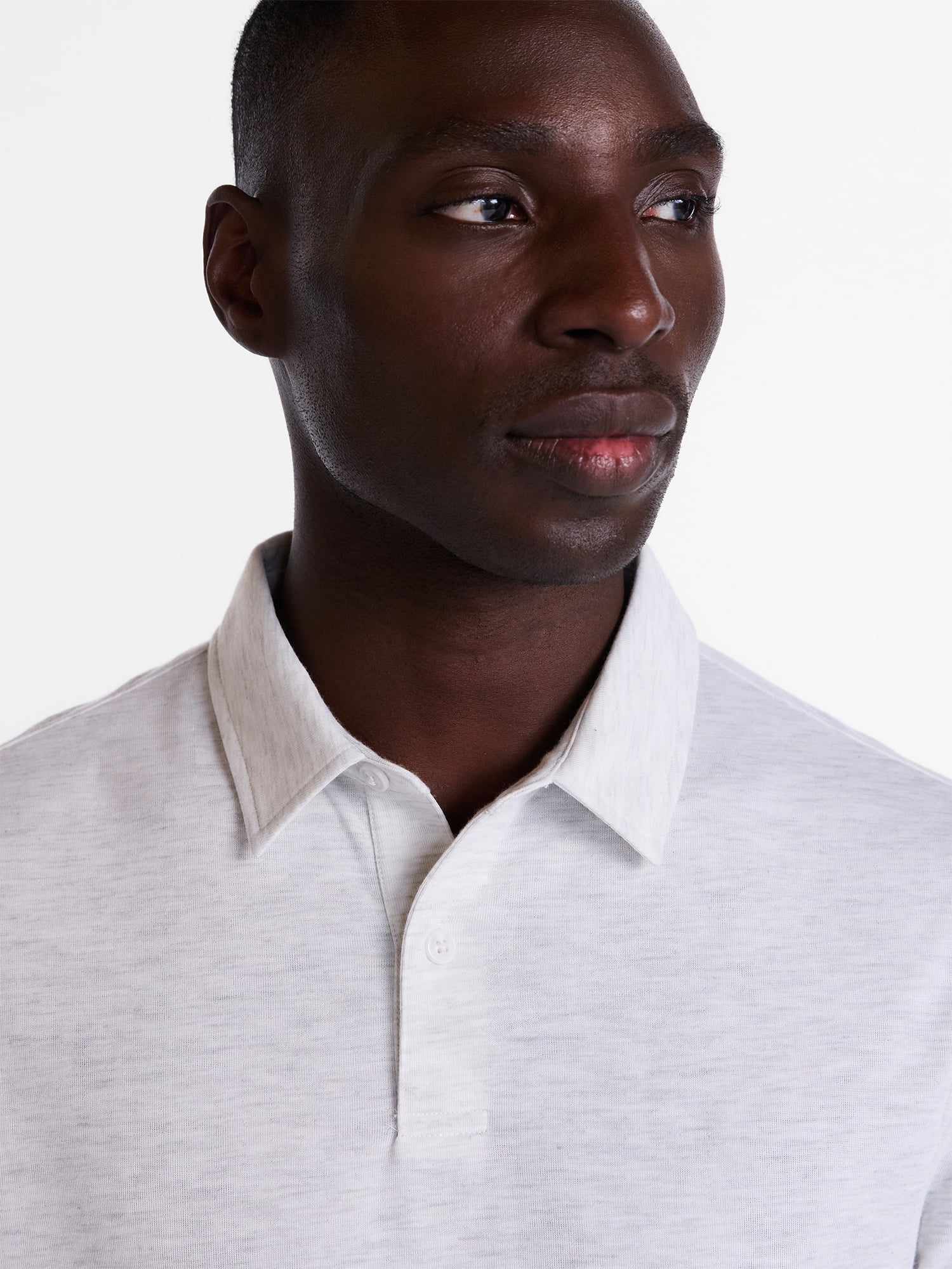 George Men's and Big Men's Double Knit Polo Shirt with Short Sleeves, Sizes S-5XL
