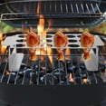 thumbnail image 5 of Barbecue Grill Outils de Cuisson pour Poulet en Acier Inoxydable pour Cuisine Extérieure Répartition Uniforme de la Chaleur, 5 of 5