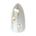 thumbnail image 3 of KISS Gel Fantasy - Fake Nails - Grey - Jelly Princess - Almond - Medium, 3 of 9