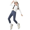 thumbnail image 5 of Gyratedream Girls Leggings Dance High Waist Athletic Leggings Elastic Compression Kids Workout Leggings Running Yoga Tights, 5 of 6