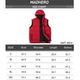 thumbnail image 6 of MADHERO Men's Lightweight Sleeveless Puffer Vest with Hood Water-Resistant Outdoor Vest Jacket Red Size M, 6 of 6