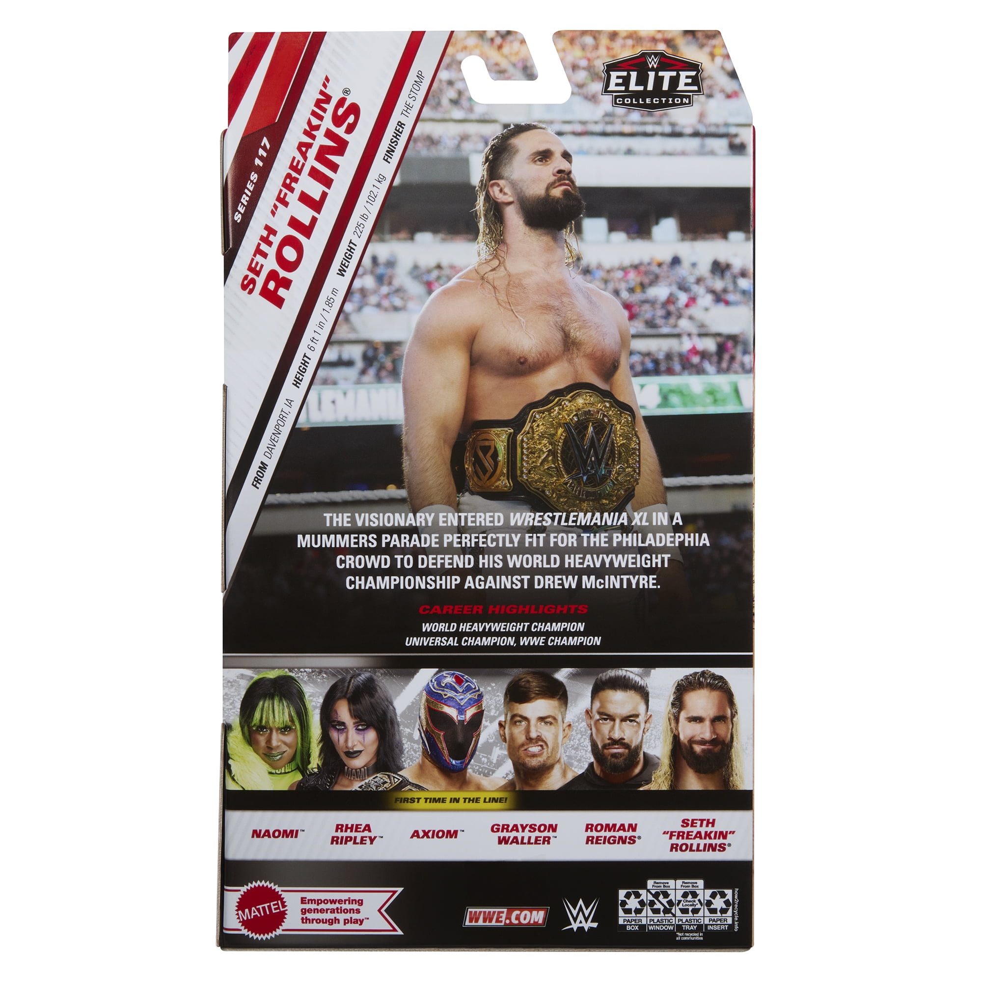 Seth Rollins - WWE Elite 117 Mattel WWE Toy Wrestling Action Figure
