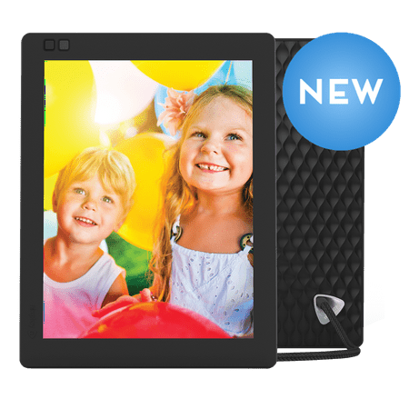 Nixplay Seed Ultra WiFi 10 Inch Digital Picture Frame with a High Definition 2K Resolution, iPhone & Android App, Free 10GB Online Storage and Motion Sensor (Best App To Store Photos)