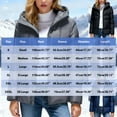 thumbnail image 3 of Kukoosong Women's Hooded Puffer Jacket, Winter Warm Full Zip Up Short Quilted Coat with Pockets, Fashion Solid Color Casual Parkas Jacket, 3 of 5