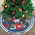 thumbnail image 3 of Falda para árbol de Navidad de Mario, suave y divertida, decoración navideña navideña de granja de 36", 3 of 4