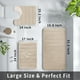 thumbnail image 5 of Juego de alfombrillas de baño Yimobra Memory Foam, 3 piezas, color beige, 5 of 7