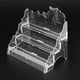 thumbnail image 3 of Organizador de acrílico transparente para pintalabios, esmaltes de uñas y cajas de almacenamiento 3 niveles, 3 of 7
