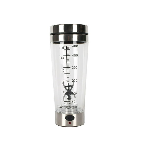 Homerr Electric Shaker Bottle 500ML Electric Shaker Bottle Automatic Mixing Cup Versatile Protein Shaker Cup for Home Office School Protein Shaker Bottle