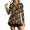Mushroom Flower, variant on Xoenoiee Pine Tree Mountain Waterfall Print Women's V-Neck Golf Shirts Lightweight Collared Top Long Sleeve Polo Shirts Soft and Breathable for Tennis Pickleball Casual Office Running, Size XS