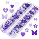 thumbnail image 3 of KAIYANG Juego de 12 cuadrículas de polvos para decoración de uñas, purpurina, lentejuelas, hojas, purpurina dorada, lentejuelas holográficas, estilo 1, estilo 2, 3 of 5