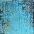 thumbnail image 1 of Ahgly Company Indoor Square Oriental Light Blue Industrial Area Rugs, 7' Square, 1 of 4