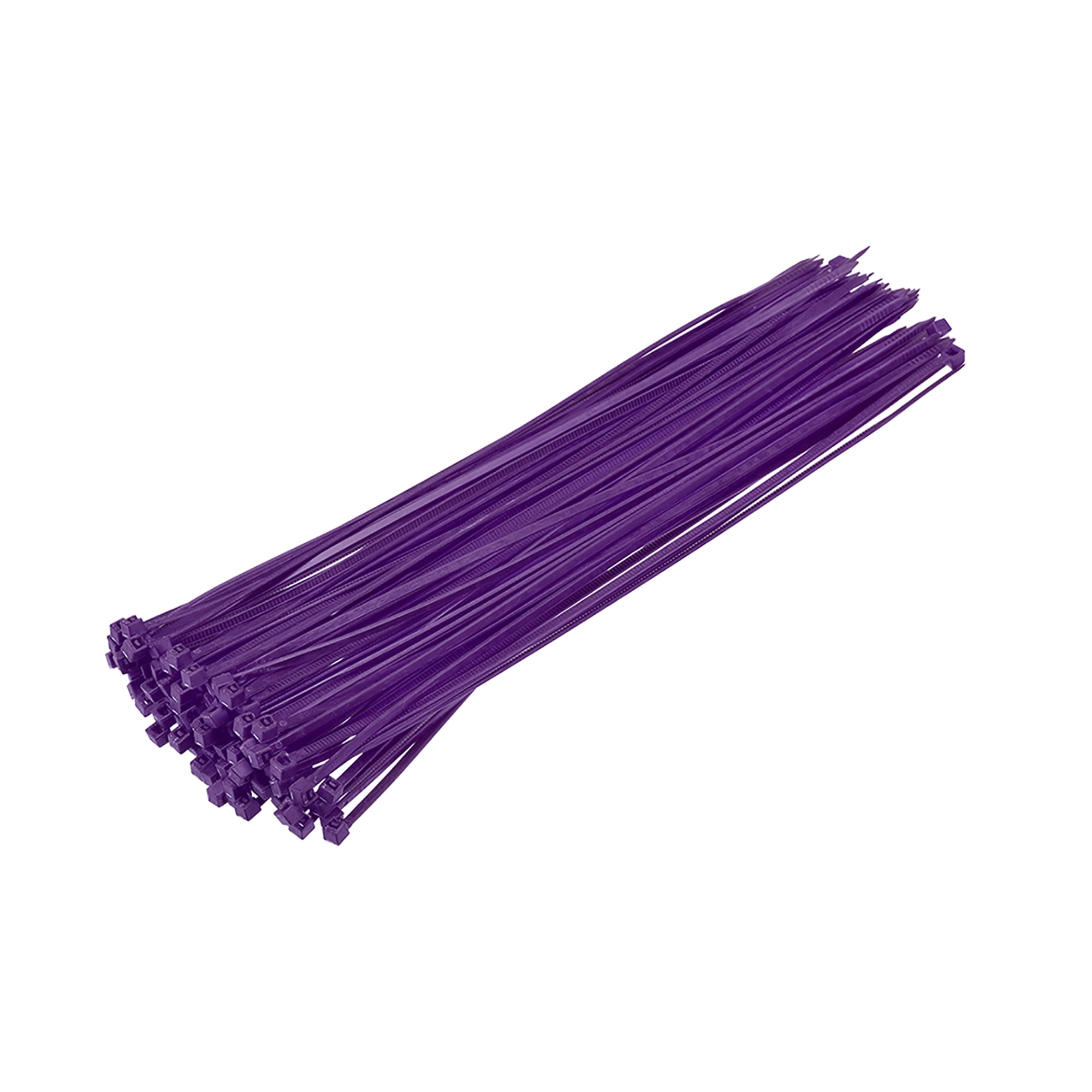 Cable Zip Ties 200mm x 2.5mm SelfLocking Nylon Tie Wraps Purple 100pcs