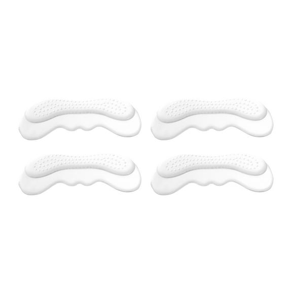 Unique Bargains 2 Pair Concealed Shoes Heel Pads for Prevent Rubbing One Size Transparent