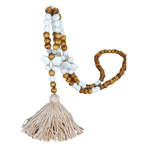 Sonducket Collar de cadena seguro, hipoalergénico, agradable para la piel, amplia aplicación, collar de cadena romántico, hecho en madera Accesorios de disfraces Mariposa
