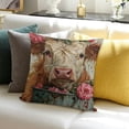 thumbnail image 3 of SHANXI Pillow Covers Throw Pillow Case Romantic Flowers 12x12in, 3 of 5