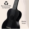 thumbnail image 3 of Ukelele Kala Waterman Soprano Black Sand de plástico reciclado, 3 of 6