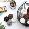 thumbnail image 5 of 72 Pcs Wicker Rattan Balls Decorative Balls for Vase Centerpiece Bowls Orbs Filler for Spring Summer Craft Home Decor, 4 Sizes(White, Dark Gray, Brown, Black), 5 of 7