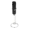 thumbnail image 3 of Handheld Mini Drink Mixer, Electric Handheld Milk Frother Comfortable Grip Easy To   For Kitchens Black And Bracket, 3 of 8