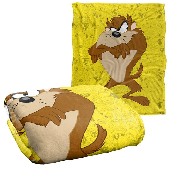 Looney Tunes Blanket, 50'x60', Taz Character Silky Touch Super Soft Throw