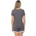 thumbnail image 6 of Purcoar Womens Pajama Sets 2 Piece Short Sleeve Pajamas Loungewear Sleepwear V Neck Tops with Shorts, 6 of 6