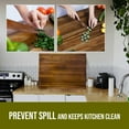 thumbnail image 2 of Cucina Green 30 inches Noodle Board, Butcher Block for Chopping Meat and Vegetables Adjustable Legs, 2 of 7