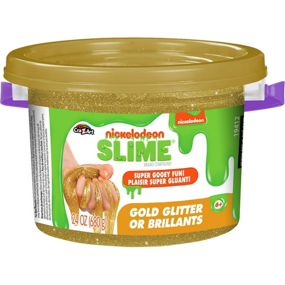 Nickelodeon Gold Glitter Slime