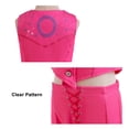 thumbnail image 6 of Girls Pink Cowgirl Costume Halloween Movie Hippie Cosplay Outfit Sets, 4-9Y, 6 of 7