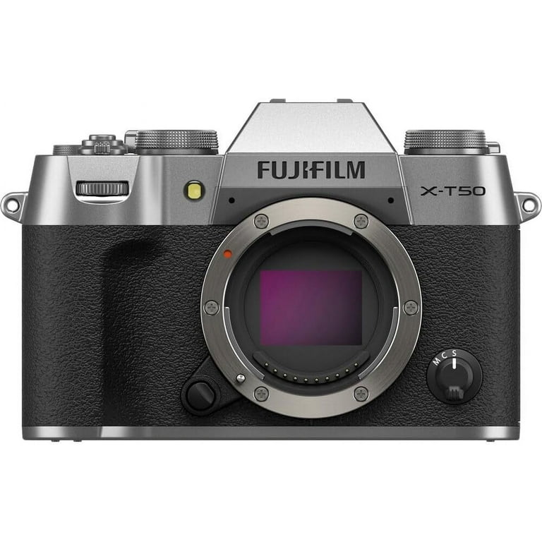 Fujifilm X-T50 Mirrorless Camera (Silver) Bundle with