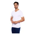 thumbnail image 4 of Paquete De 3 Playeras Alfani Blancas Cuello V Para Hombre, 4 of 8
