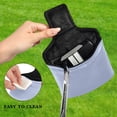 thumbnail image 4 of Haosy Pastel Blue Golf Mallet Putter Cover Strong Magnetic Leather Golf Club Headcover Closure, 4 of 7
