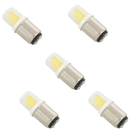 

5X BA15D LED Light Bulb 110V 220V AC Non-Dimming 300 COB 1511 LED Lamp Warm White for Chandelier Sewing Machine