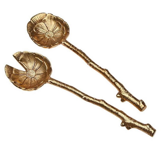 Godinger 16469 Cuillère à Salade et Fourchette de Laurier