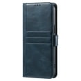 thumbnail image 5 of SaniMore for Samsung Galaxy S23 Plus PU Leather Case, Wallet Design with Card Slots Cash Pocket [Wrist Strap] Flip kickstand Full Body Protection Magnetic Closure Business TPU Shell, Darkblue, 5 of 11