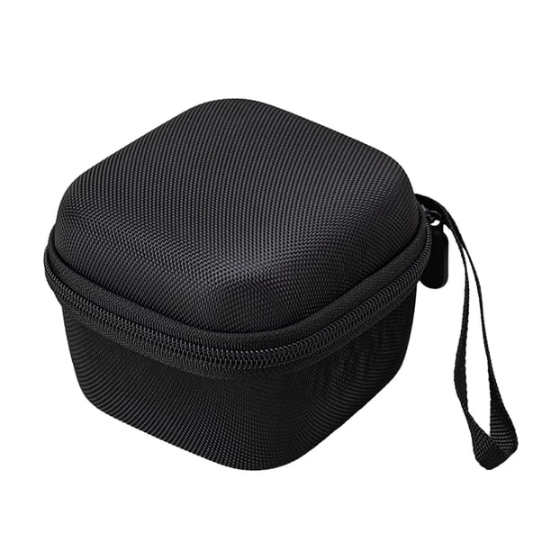 Organizador de accesorios para teléfono móvil, bolsa de viaje para auriculares, estuche de transporte para auriculares de carcasa dura negra,