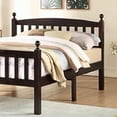 thumbnail image 7 of Better Home Products Paloma 41 x 80" Wood Full Bed with Headboard in Tobacco, 7 of 7