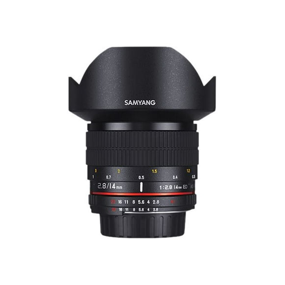 Samyang - Wide-angle lens - 14 mm - f/2.8 ED AS IF UMC - Sony E-mount - for Sony Cinema Line; a VLOGCAM; a1; a6700; a7 IV; a7C; a7C II; a7CR; a7R V; a7s III; a9 III