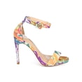 thumbnail image 2 of Liliana ED73 Women Tropical Open Toe Ankle Strap Stiletto Single Sole Sandal - Multi (Size: 6.0), 2 of 5
