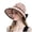 Pink, variant on Korean Style Women's Sun Hat Wide Brim UPF Travel Beach Sunshade Visor for Outdoor Activities