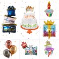thumbnail image 2 of CSChome Aluminum Foil Balloon Birthday Party Balloons: DIY Scene Layout, Various Styles, Birthday Cake Inflatable Toy, Decoration, Creative Inflatable Cartoon, 2 of 7