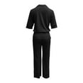 thumbnail image 6 of GILIGEGE Two Piece Sets for Women Track Suits for Women Set Stretchy Comfy Solid Travel Set Womens Clothing 2 Piece 2025 Black S, 6 of 7
