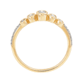 thumbnail image 3 of Women's Welry 1/4 cttw Diamond Graduated Ring in 10kt Yellow Gold, Size 8, 3 of 5