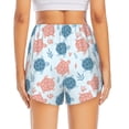 thumbnail image 2 of Lsque Sea Turtle Printed Women's Running Shorts with Liner Pockets,Elastic Quick Dry Workout Athletic Gym Yoga Shorts,Womens High Waist Shorts-Large, 2 of 9