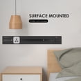 thumbnail image 4 of Electrical Outlet Track Surface Mounted Power Outlet Track 60cm Aluminum Alloy Kitchen Sockets Track Wall Outlet Extension Sliding Rail Works with Movable Power Outlet, 4 of 8