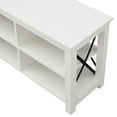 thumbnail image 5 of Evelyn&Zoe Sawyer Rectangular TV Stand for TV's up to 65", White, 5 of 9